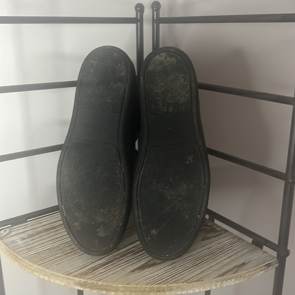 Mens Yves Saint Laurent black crocodile patent leather high top sneaker size 42 - Picture 5 of 6